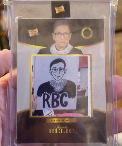 2025 Pieces of the Past Royalty Ruth Bader Ginsburg Jumbo Relic — front