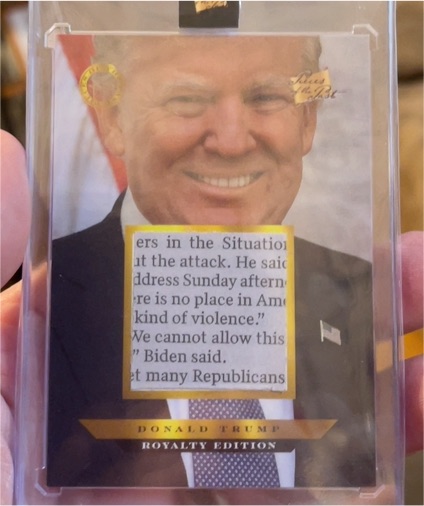2025 Pieces of the Past Royalty Edition Donald Trump — front