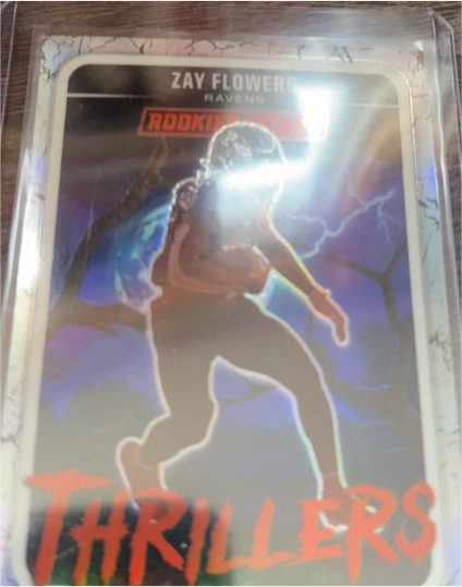 2025 Panini Rookies & Stars Thrillers #12 Zay Flowers — front