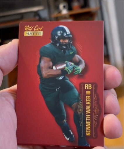 2022 Wild Card Matte #71 Kenneth Walker III — front