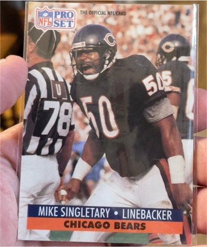1991 Pro Set #458 Mike Singletary — front
