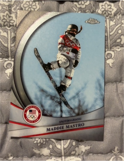 2026 Topps Chrome U.S. Winter Olympics #120 Maddie Mastro — front