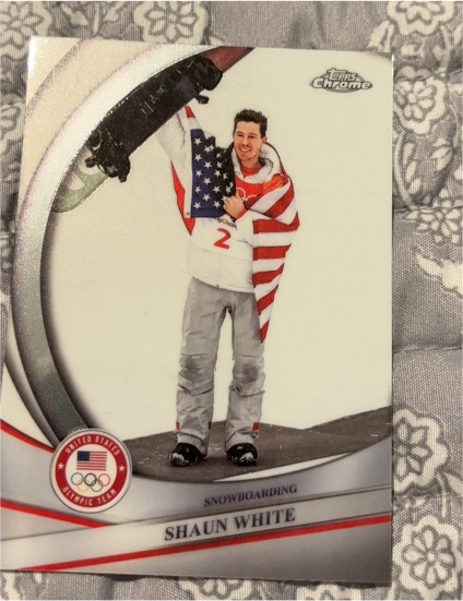 2026 Topps Chrome U.S. Winter Olympic #198 Shaun White — front