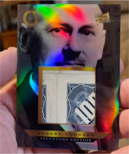 2025 Pieces of the Past Inventors Edition Robert Goddard — front