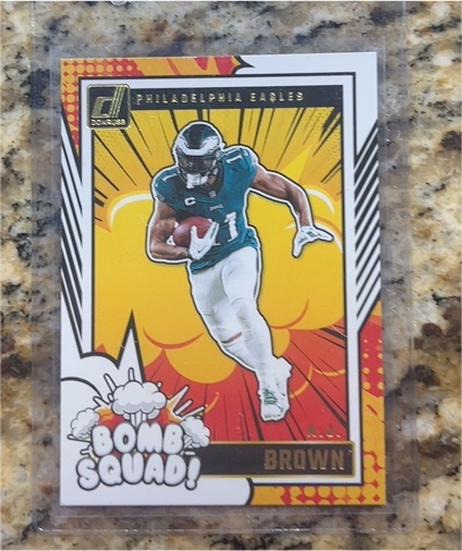 2024 Panini Donruss #4 A.J. Brown Bomb Squad — front