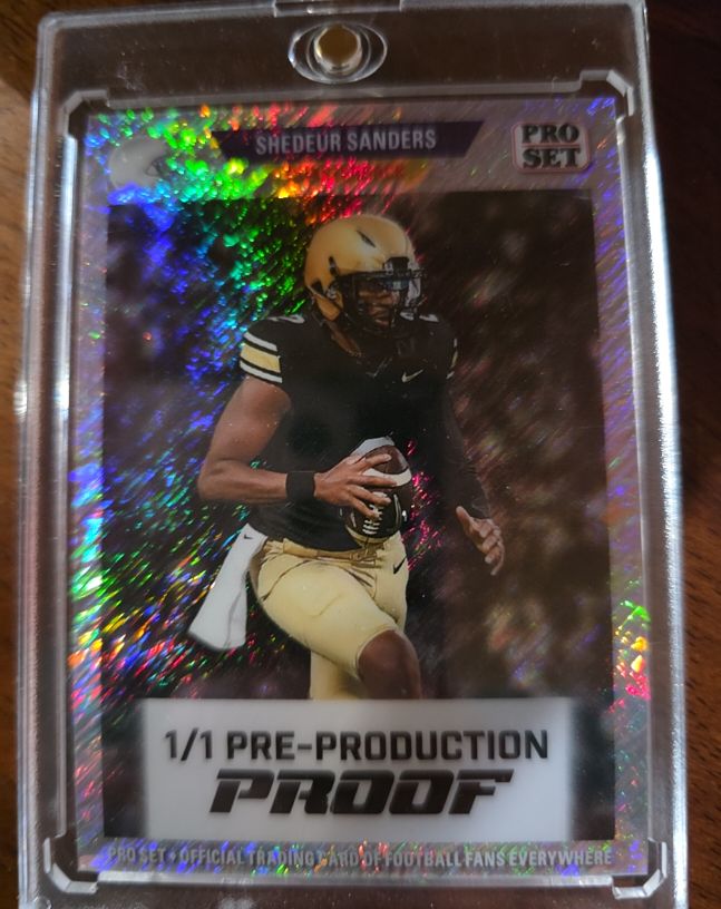 2024 Leaf Pro Set 1/1 Pre-Production Proof Shedeur Sanders — front
