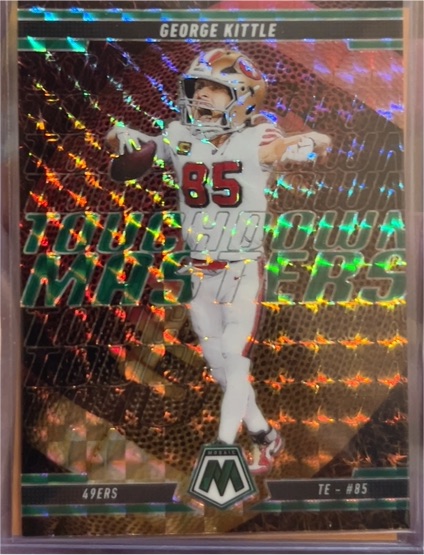 2025 Panini Mosaic #14 George Kittle Touchdown Masters — front