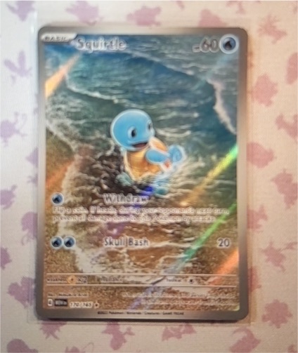 2023 Pokémon Scarlet & Violet #170/165 Squirtle Illustration Rare — front