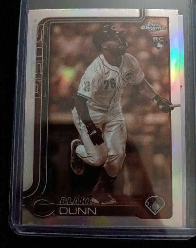 2025 Topps Chrome #161 Blake Dunn Sepia Refractor — front