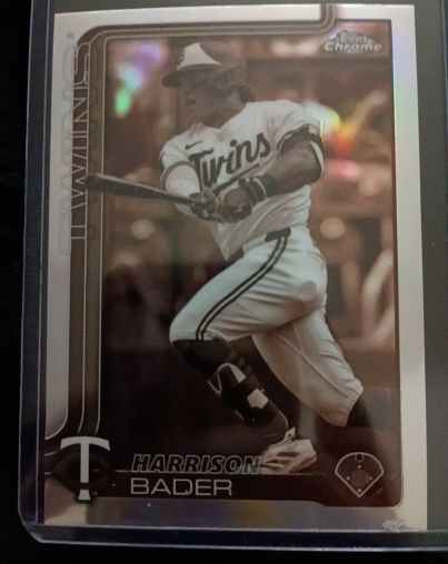2025 Topps Chrome #62 Harrison Bader — front