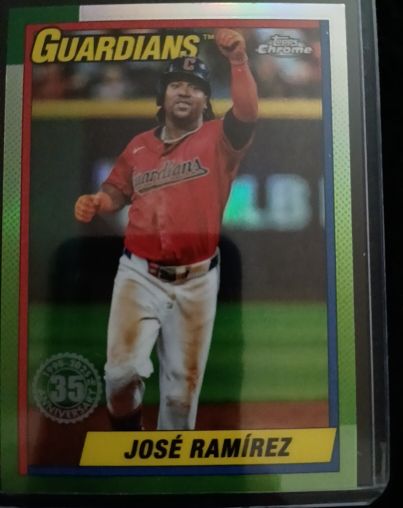 2025 Topps Chrome #90CB-5 José Ramírez — front
