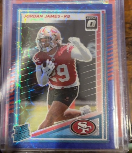 2025 Panini Donruss Optic #374 Jordan James — front