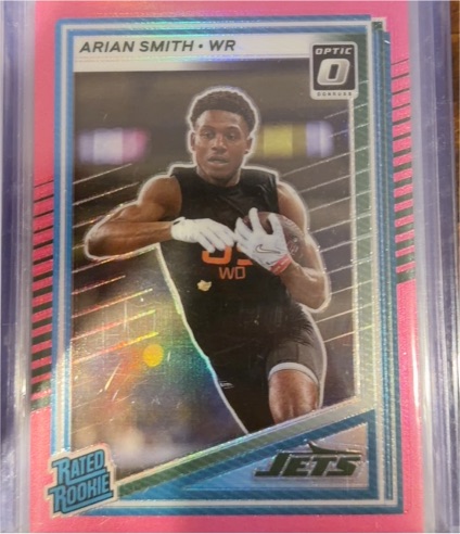 2025 Donruss Optic #386 Arian Smith Rated Rookie — front