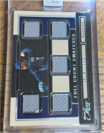 2025 Panini Three and Two Full Count Swatches #FCS-JM Jesus Made — front