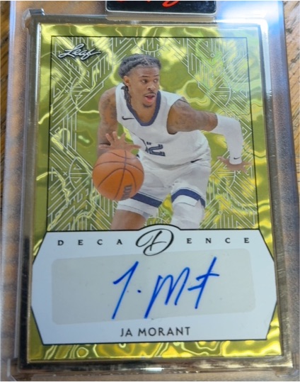 2024 Leaf Decadence Ja Morant — front