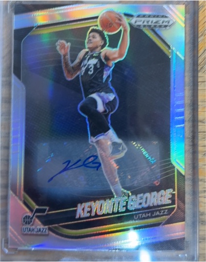 2024 Panini Prizm Keyonte George Utah Jazz — front