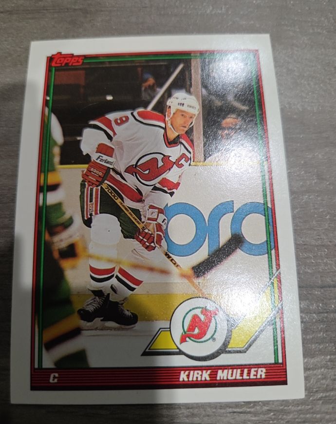1991-92 Topps #22 Kirk Muller — front