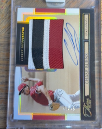 2025 Panini Three and Two #3 Chase Burns — front