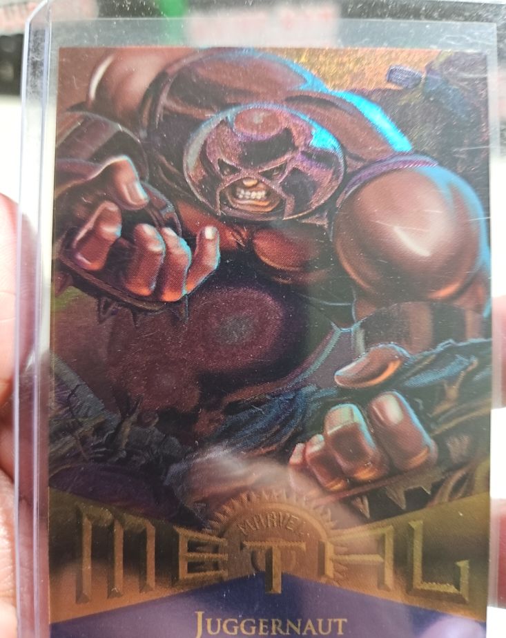 1995 Fleer Marvel Metal #99 Juggernaut — front