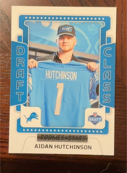 2022 Panini Rookies & Stars Draft Class #DC-11 Aidan Hutchinson — front
