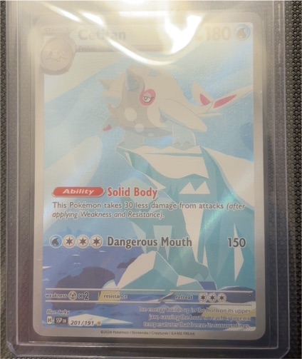 2024 Pokémon TCG Surging Sparks #201/191 Cetitan Illustration Rare — front