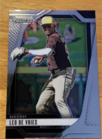 2025 Panini Prizm #47 Leo De Vries — front
