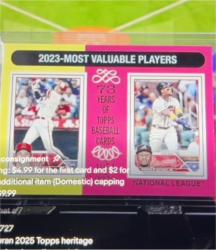 2024 Topps Heritage #204 Shohei Ohtani / Ronald Acuña Jr. — front