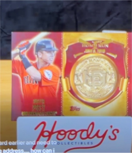 2015 Topps First Home Run Medallions #FHRM-11 Brandon Belt — front