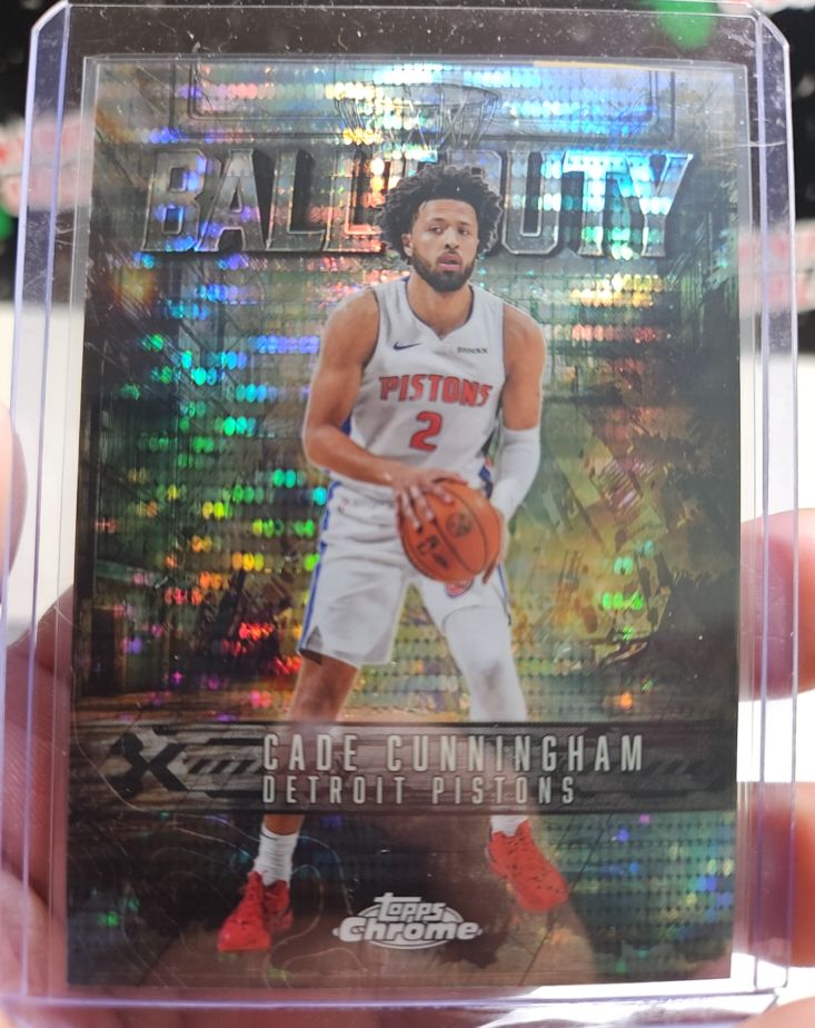 2025-26 Topps Chrome #BD-11 Cade Cunningham Ball of Duty — front