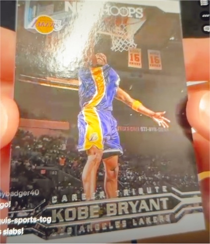 2017-18 Panini Hoops #297 Kobe Bryant Career Tribute — front