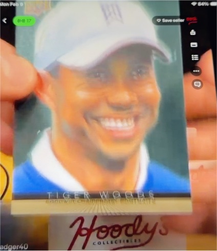 1997 Upper Deck #1 Tiger Woods — front