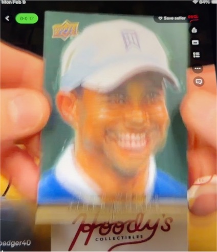 1996 Upper Deck #Tiger Woods — front
