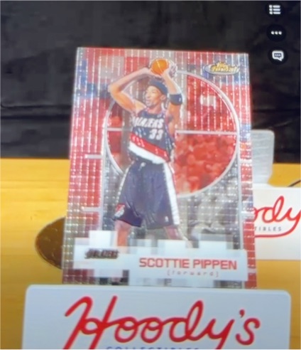 2000-01 Topps Finest #51 Scottie Pippen — front