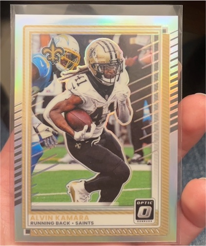 2025 Panini Donruss Optic #9 Alvin Kamara — front