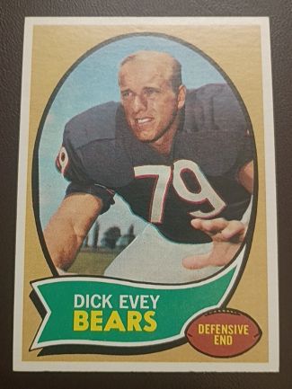 1970 Topps #106 Dick Evey — front