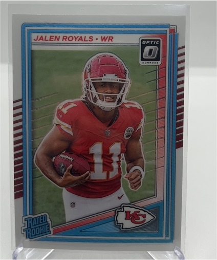 2025 Donruss Optic #251 Jalen Royals — front