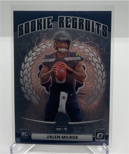 2025 Donruss Optic #16 Jalen Milroe Rookie Recruits — front