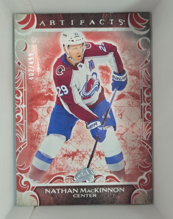 2024-25 Upper Deck Artifacts Ruby #13 Nathan MacKinnon — front
