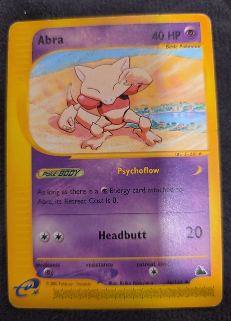 2003 Pokemon Skyridge #46 Abra — front