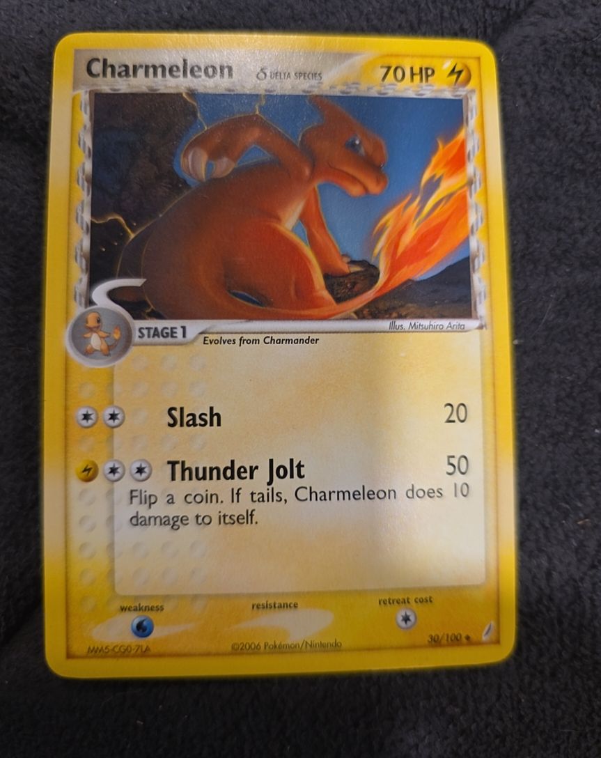 2006 Pokémon EX Crystal Guardians #30 Charmeleon Delta Species — front