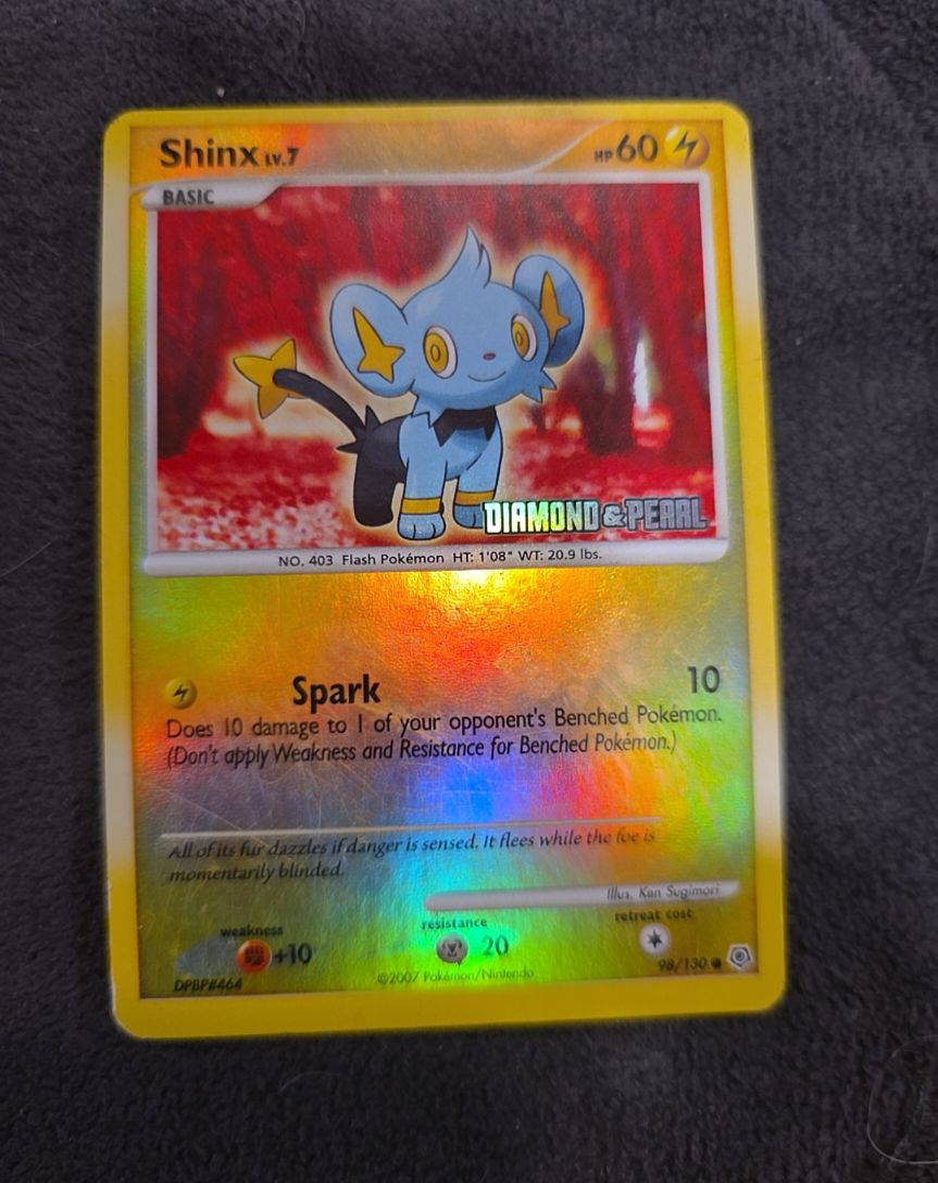 2007 Pokémon Diamond & Pearl #98 Shinx — front