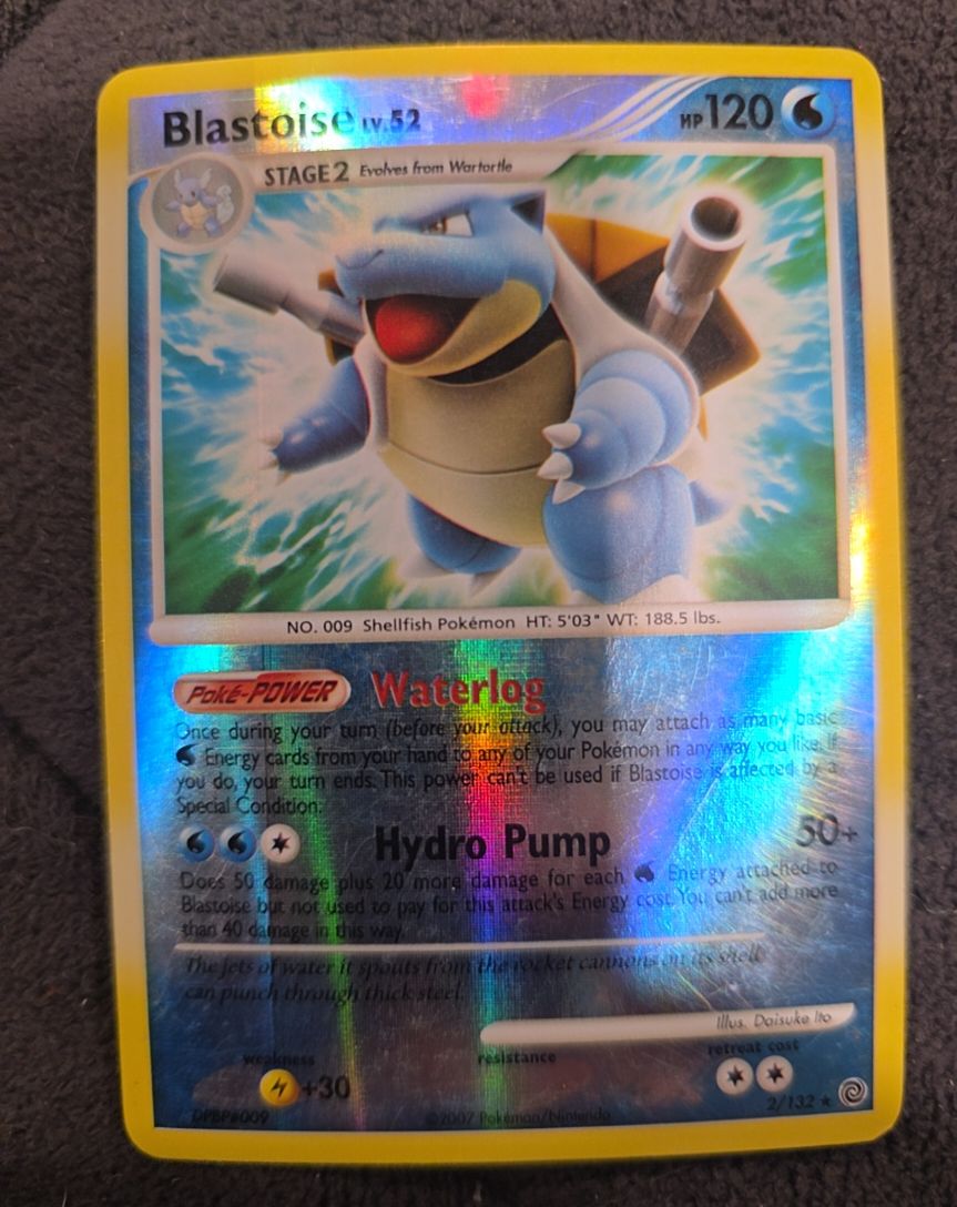2007 Pokémon Secret Wonders #2 Blastoise — front