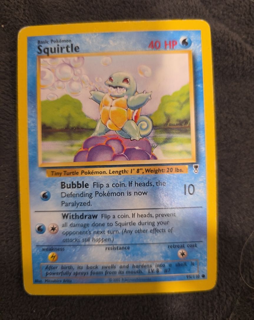 2002 Pokémon #95 Squirtle — front