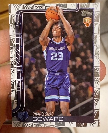 2025-26 Topps #211 Cedric Coward — front