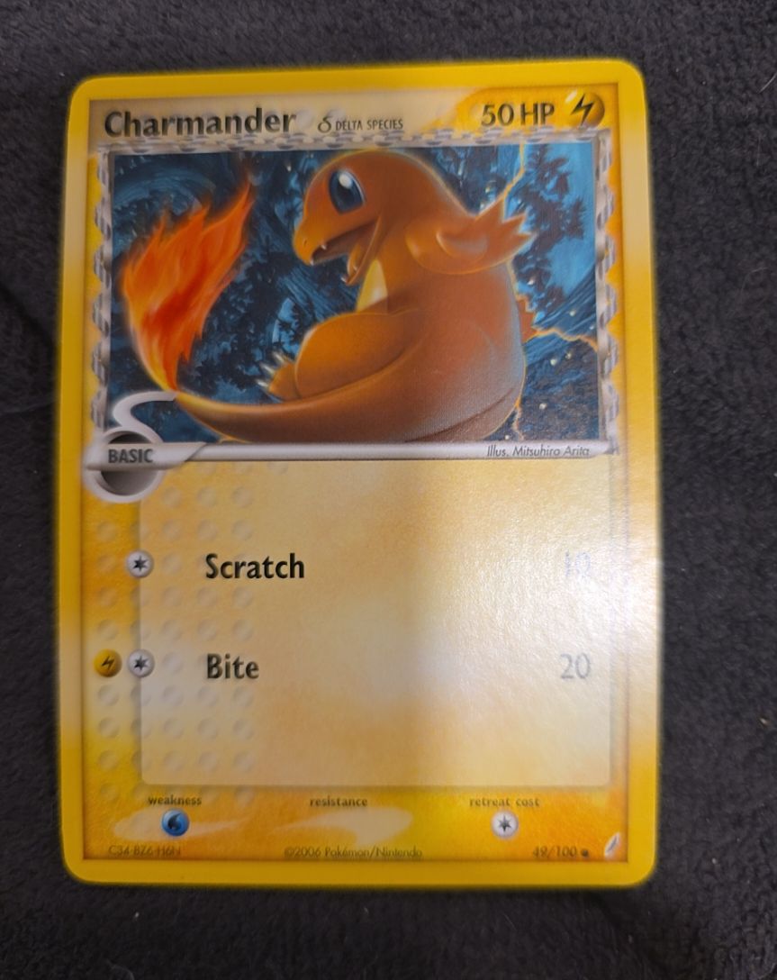 2006 Pokemon Charmander Delta Species #49 — front