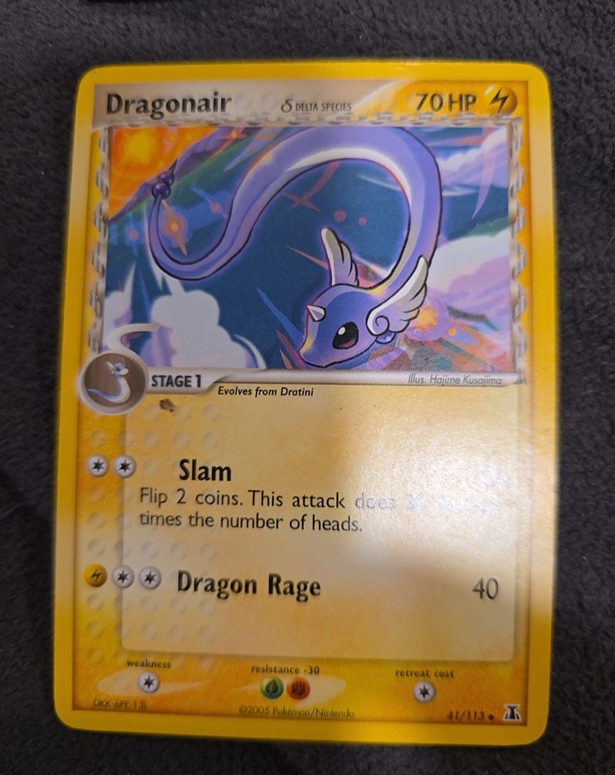 2005 Pokémon Delta Species #41 Dragonair — front