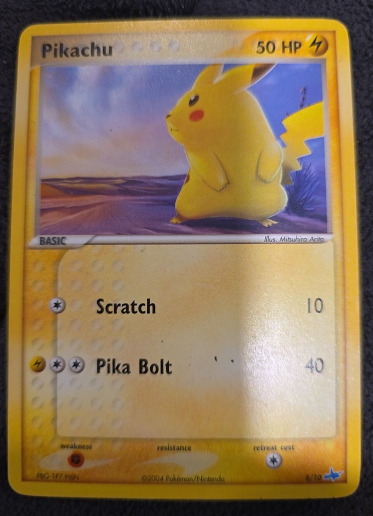 2004 Pokemon EX Trainer Kit 1: Latias & Latios #6 Pikachu — front
