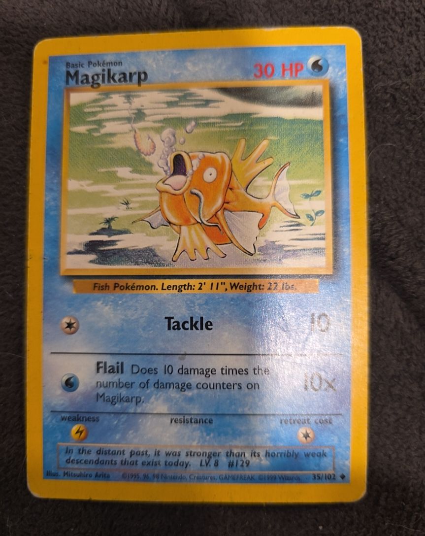 1999 Pokémon #35 Magikarp — front