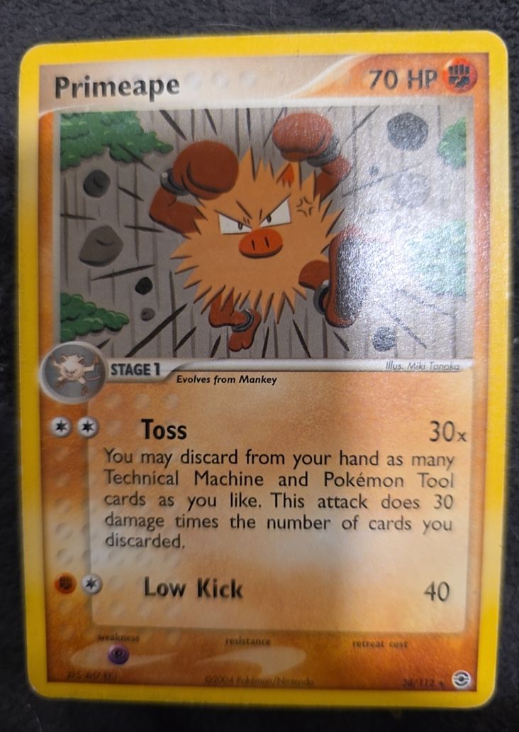 2004 Pokemon EX FireRed & LeafGreen #28 Primeape — front