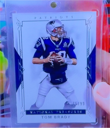 2017 Panini National Treasures #89 Tom Brady — front
